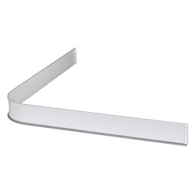 Leijma 8103 Gulvskinne kantet, hvid, 93x170 cm