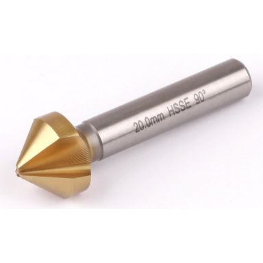 Ironside 200840 Senkkausterät HSS-TiN, 3 terää, 90°