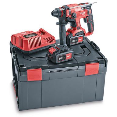 Flex CHE18.0-EC Set Slagboremaskine med batteri og oplader