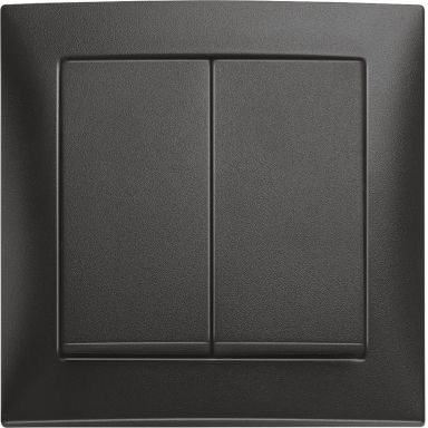 Hager 6350351606 Tryckknapp antracit