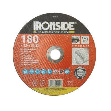 Ironside 200541 Kappeskive 180 mm, F41, EI20, Inox