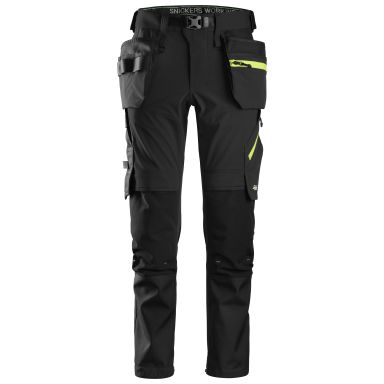 Snickers 6940 FlexiWork Softshellbukse svart