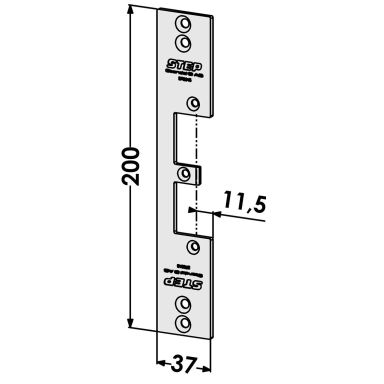 STEP ST9516 Post til Wicona profilsystemer