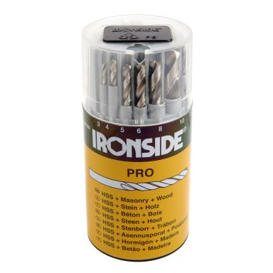 Ironside 230182 Borrsats 3-10 mm, 6 delar