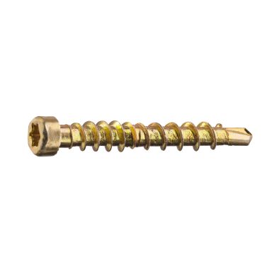 Grabber LTX28CH200 Montageskrue med bits, gul-krom