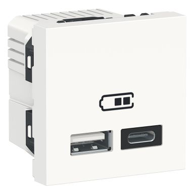Schneider Electric NU301818 USB-lader A+C