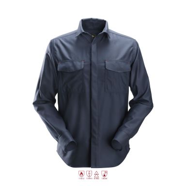 Snickers Workwear 8561 ProtecWork Skjorta marinblå