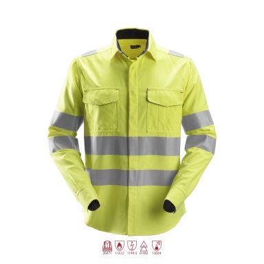 Snickers Workwear 8562 ProtecWork Skjorte varsel, gul