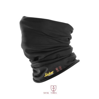 Snickers Workwear 9069 ProtecWork Halsmuffe sort, one size