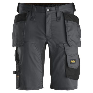 Snickers 6141 AllroundWork Arbetsshorts grå/svart