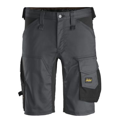 Snickers Workwear 6143 AllroundWork Håndværkershorts grå/sort