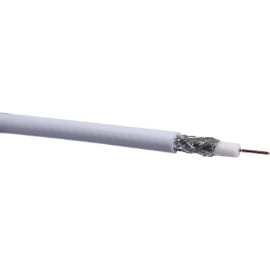 Gelia 40044365 Antennekabel hvit, koaksial