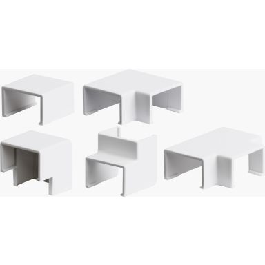 Plasfix 3630-2 Skjøte- og hjørnebiter til Plasfix, hvit