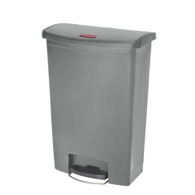 Rubbermaid Slim Jim Soptunna med pedal, grå