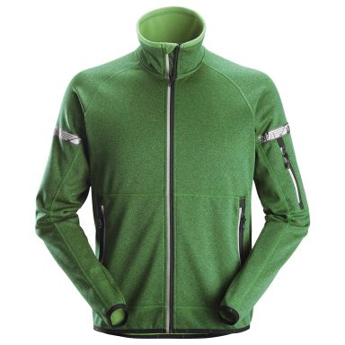 Snickers Workwear 8004 AllroundWork Fleecejacka grön