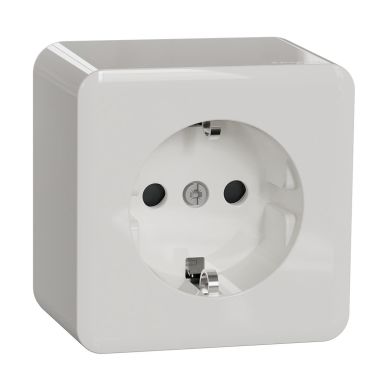 Schneider Electric Exxact WDE015576 Vägguttag 1-vägs, utanpåliggande