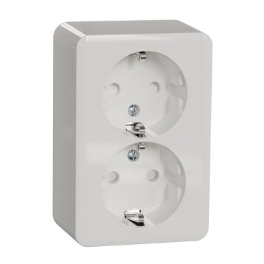 Schneider Electric Exxact WDE015689 Pistorasia 2-osainen, maadoitettu, syvyys 42 mm