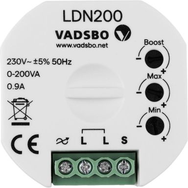 Vadsbo V-40P0200-001 Dimmer trådløs