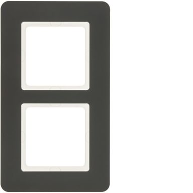 Hager 10126186 Dekkramme 2 rom, Q.7, plast