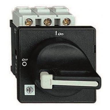 Schneider Electric VBD2 Huvudbrytare svart, enhålsmontage Ø22,5 cm