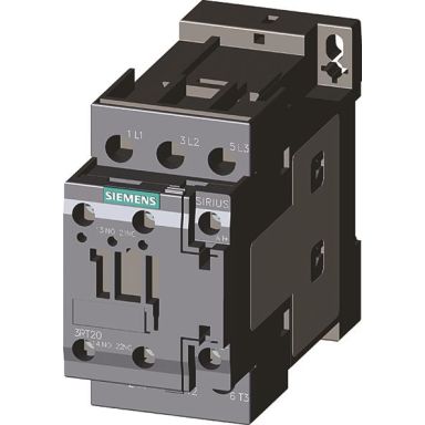 Siemens 3RT2024-1BB40 Kontaktor 1 Lukket + 1 Åpen/1 Lukket, 5,5 kW, 24 VDC