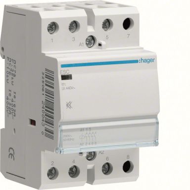 Hager ESD463S Kontaktor 63 A, 4 NC, 24 V AC