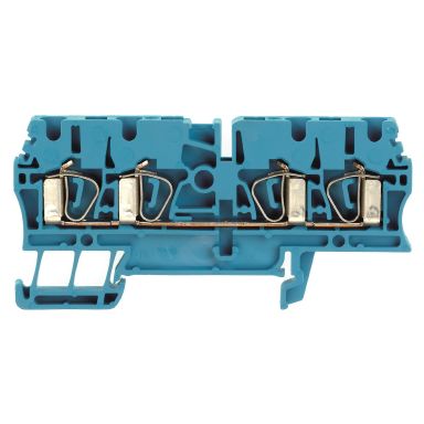 Weidmüller ZDU 2.5/4AN Genomgångsradplint blå, 0.5-4 mm², 24 A