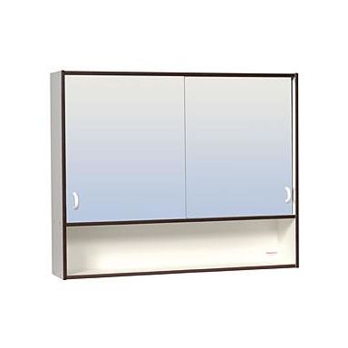 Skånebeslag Skåform 2 Basic Baderomsskap 650 x 525 x 140 mm, svart forkant