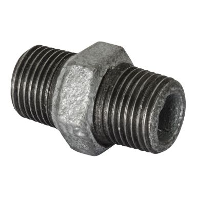 Gelia 3015168042 Sexkantnippel galv, aducerad