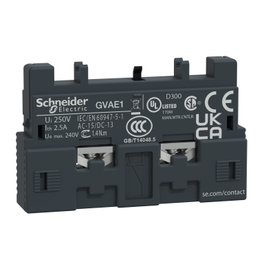 Schneider Electric GVAE1 Hjelpekontaktblokk TeSys GV2 og GV3