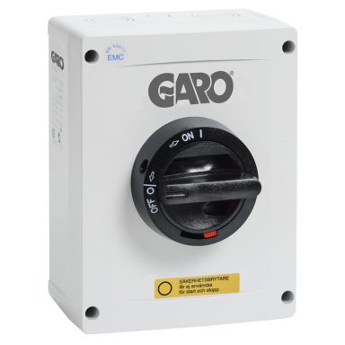Garo GKUM332U1VEMC Säkerhetsbrytare 3-pol, EMC PC