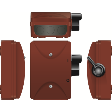 Norwesco 301021 Turvakytkin muovikotelossa