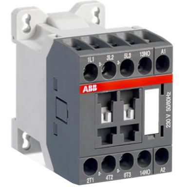 ABB AS09-30-10-26 Kontaktor 3-polet + 1 lukket, 230 V, 9 A