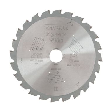 Dewalt DT4310-QZ Savklinge 216 x 30 mm, 24T