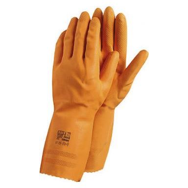 Ansell Extra Handske Kemskydd, Latex, orange