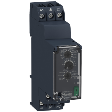 Schneider Electric RE22R2QTMR Tidsrelé start, 2C/O