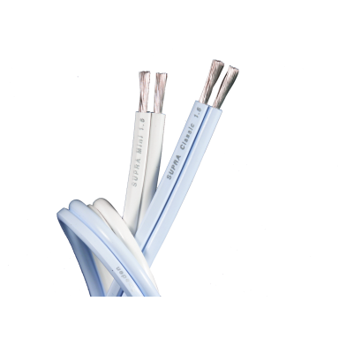 SUPRA Classic Høyttalerkabel 2 x 1,6 mm², hvit