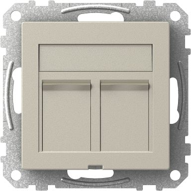 Schneider Electric WDE004434 Centrumplatta 2 x Actassi, rak