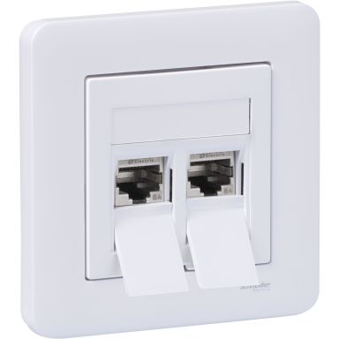 Schneider Electric WDE002437 Modulæruttak med heldekningsplate
