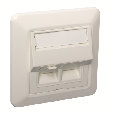Elko EKO05554 Modularuttag vinklad, vit