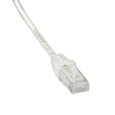 Schneider Electric ACTPC6UULS10WE Patch-kaapeli U/UTP, 2 x RJ45, valkoinen