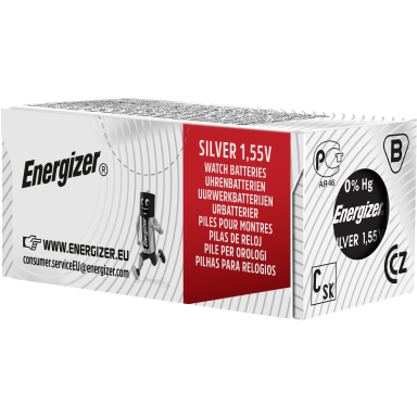 Energizer Silveroxid Knappcellebatteri 386/301, 1,55 V, 10-pakk