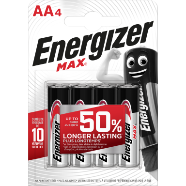 Energizer Max Akku AA, 1,5 V, 4 kpl
