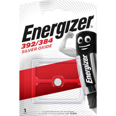 Energizer Silveroxid Knappecellebatteri 392/384, 1,55 V