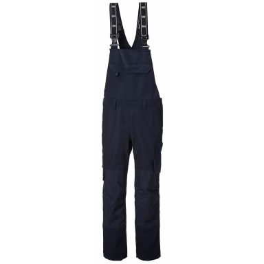 Helly Hansen Workwear Oxford BIB Arbeidsbukse marineblå, med bukseseler