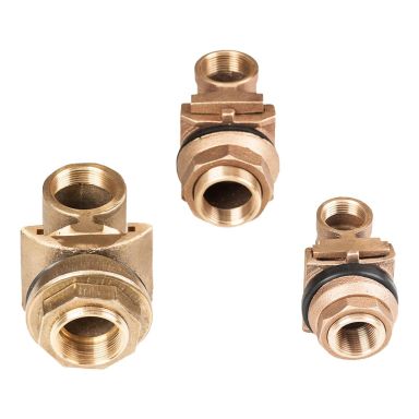 Z 4222262 Enkelt adapter AZH messing