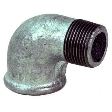 Gelia 3015145042 Rørvinkel 90°, galv, adusert, inv/utv gg