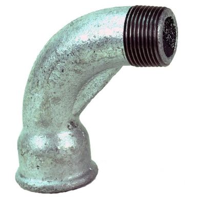 Gelia 3015096022 Rørbøjning 1 muffe, galvaniseret, aducerad