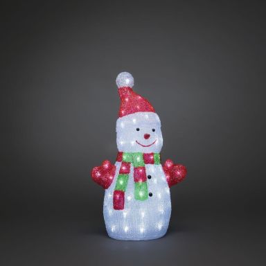 Konstsmide 6297-203 Koristevalaisin lumiukko, 50 cm