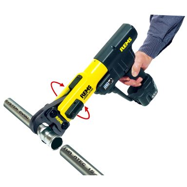 REMS Akku-Press Pressmaskine med batteri og oplader